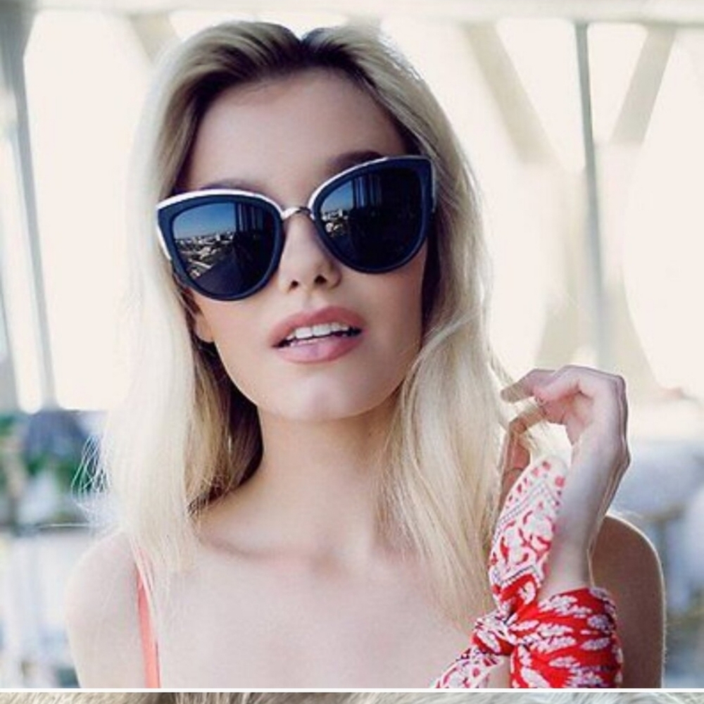 Quay MY GIRL Cat Eye Sunglasses